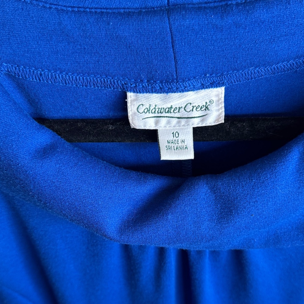 Coldwater Creek Royal Blue Midi Dress - Picture 2 of 8
